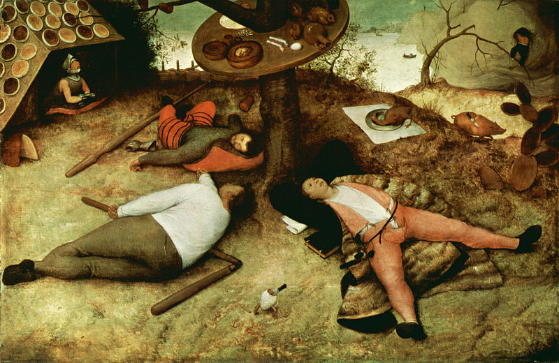 Pieter Bruegel - The Land of Cockaigne - Cockaigne Diyarı- 1567 