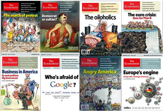 Başbakan Erdoğan’ın Sultan mı Demokrat mı incelemesi yazan ve tüm dünyada Gezi Parkı benzeri protestoları inceleme konusu yapan The Economist dergisine AKP kanadından tepkiler gösterilmesine rağmen, diğer kapak konularına bakmayı akıl eden herkes The Economist’in gündemi analiz odaklı eleştirel bir çizgide ilerlediğini çözebilir.