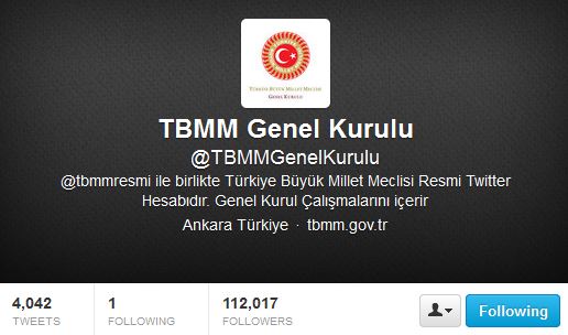 TBMM Resmi Twitter Hesabı