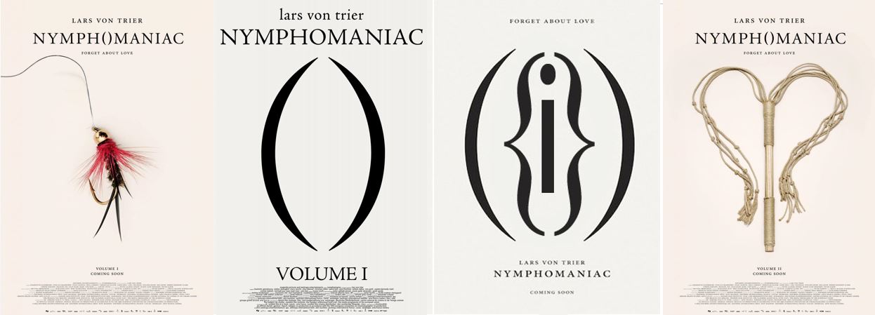 nymphmaniac posters - lars von trier - analiz - eleştiri